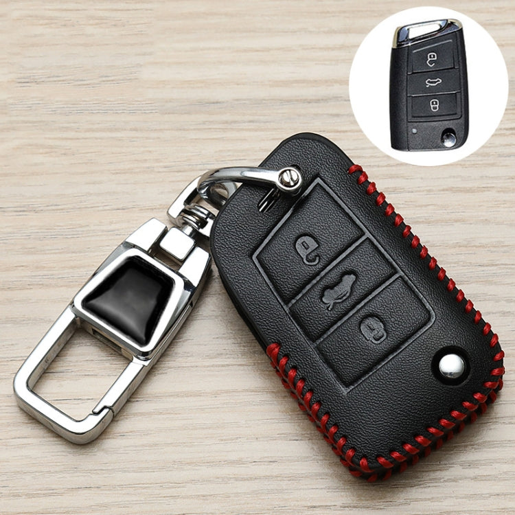 For Volkswagen Jetta Car Key Cover Multifunctional Keychain Anti-lost Number Plate(G)