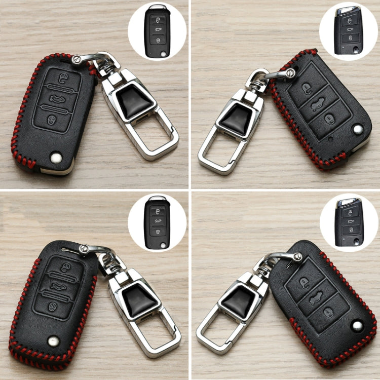 For Volkswagen Jetta Car Key Cover Multifunctional Keychain Anti-lost Number Plate(G)