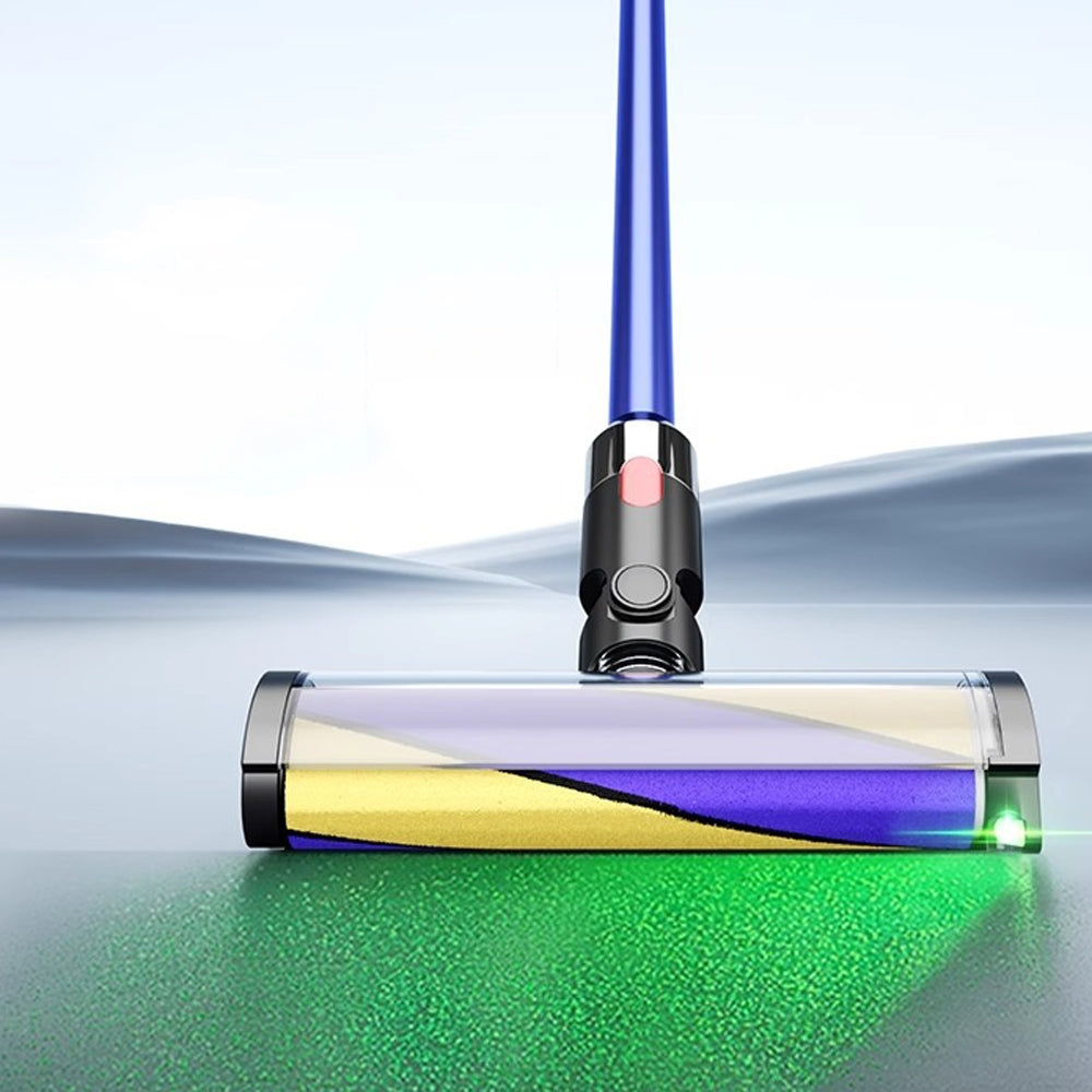 For Dyson V7 V8 V10 V11 V15 Vacuum Cleaner Soft Brush Head With Green Light Dust Display Lamp