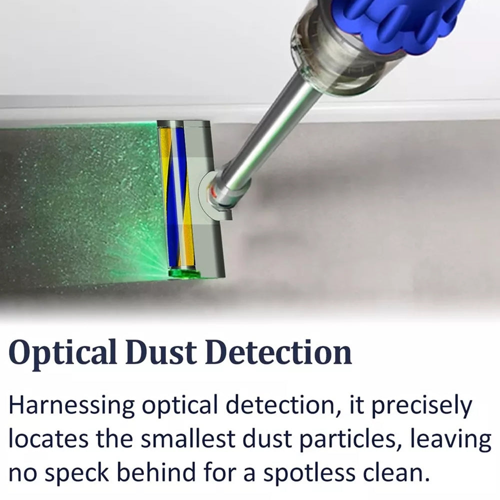 For Dyson Gen5  Vacuum Cleaner Soft Brush Head With Green Light Dust Display Lamp