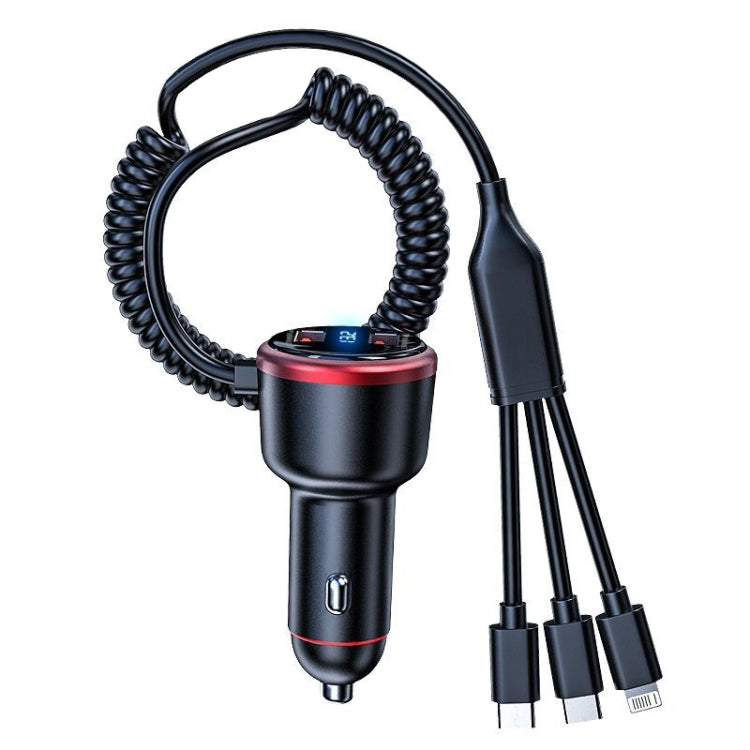 Vehicle Mini Fast Charging Charger Car One To Three Cigarette Lighter, Model: Premium Version