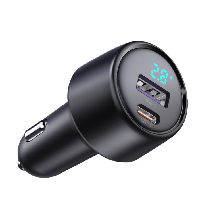 S-31 65W Dual Port A+C High Power Car Fast Charger Auto Cigarette Lighter