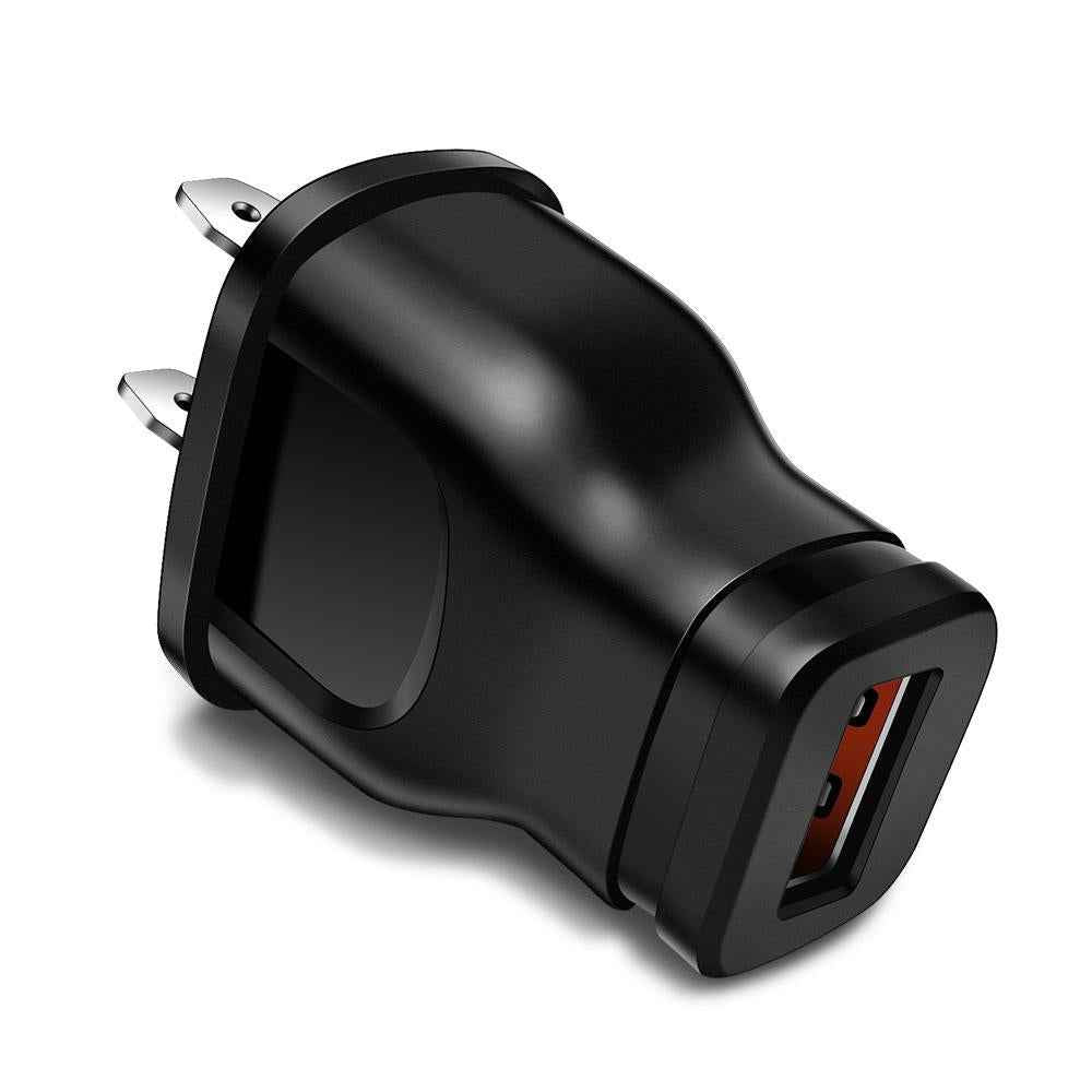 Uniqbuy For 1A 5W Single USB Port Smartphone Charger(US Plug Black)