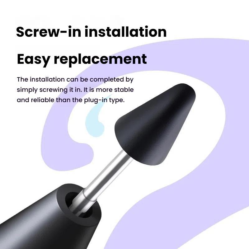 For Xiaomi Pad 6S Pro / Max 14 Focus Pen Replacement Tip Pencil Nibs, Spec: Needle Black