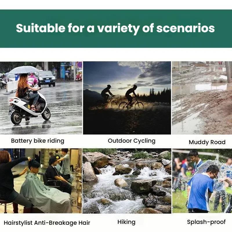 38cm Outdoor PVC Thickened Anti-Skid Rainproof High-Top Shoe Covers, Size: L 39-40(Coffee)