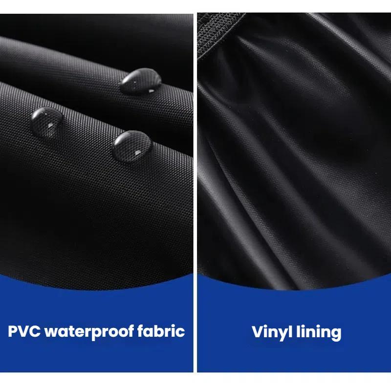 Cycling Outdoor Thick Wear-Resistant Mid-Tube Rain Boots, Size: XXL 46-47(Black)