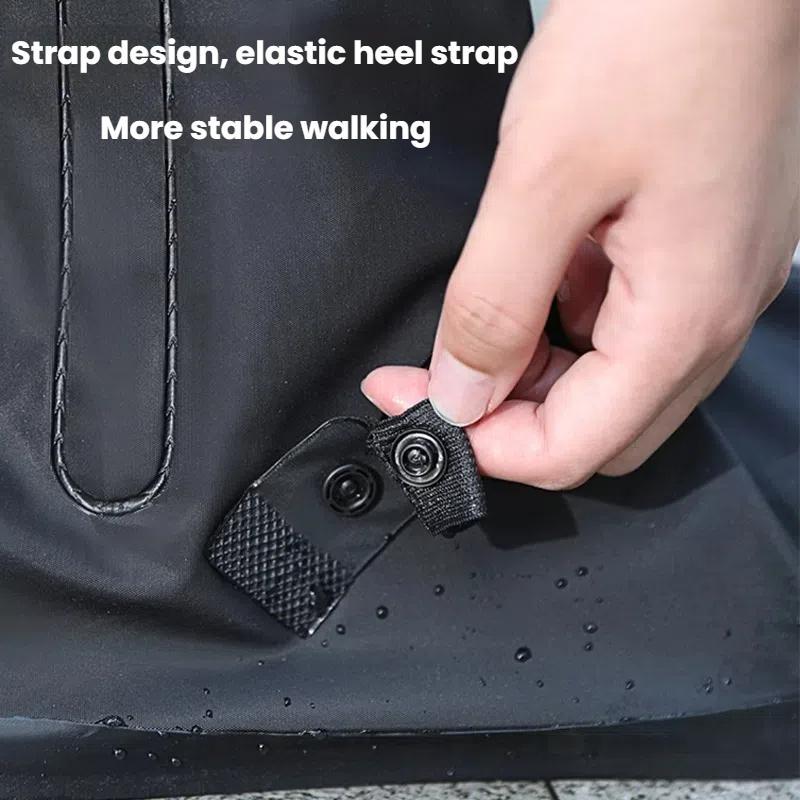 Cycling Outdoor Thick Wear-Resistant Mid-Tube Rain Boots, Size: S 36-37(Black)