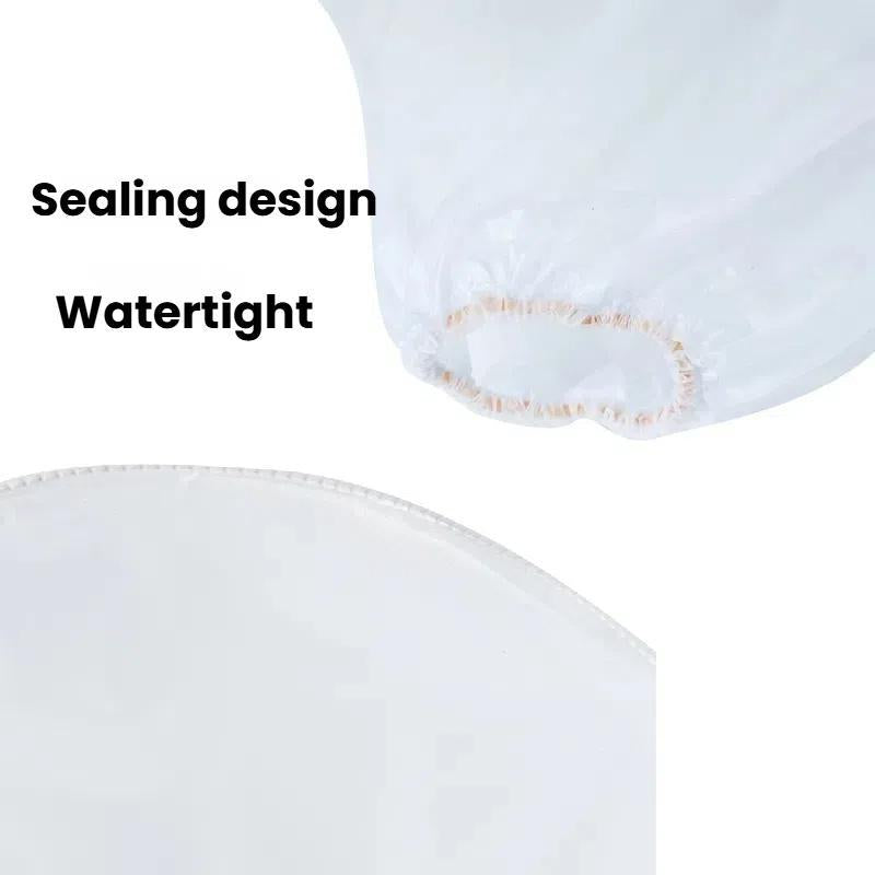 Outdoor Disposable Waterproof PVC Shoe Covers, Color: Low-tube White(L 41-44)