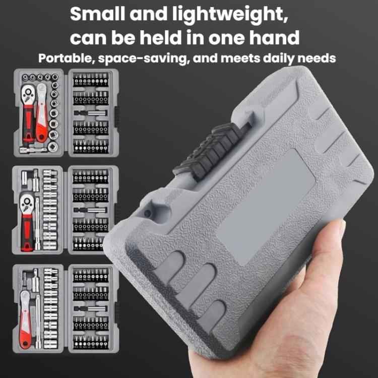 48pcs / set 1/4 Inch Socket Wrench Tool Set Screwdriver Bits Hardware Repair Tools