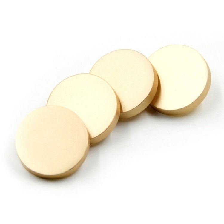 Sand Gun Black 100 PCS Flat Metal Button Clothing Accessories, Diameter:23mm