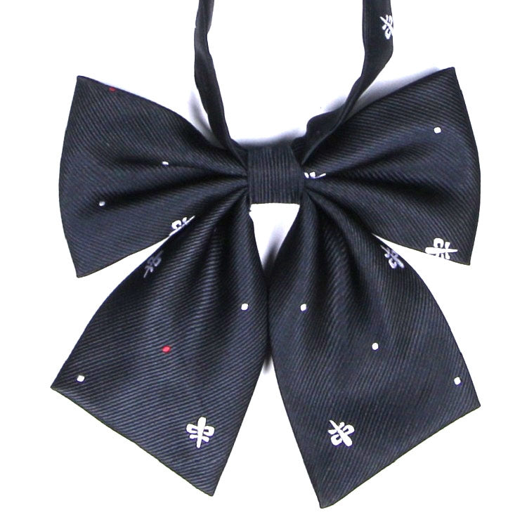 Jacquard Pattern Embroidered Uniform Bow Tie Clothes Accessories(Dark Cyanopathy)