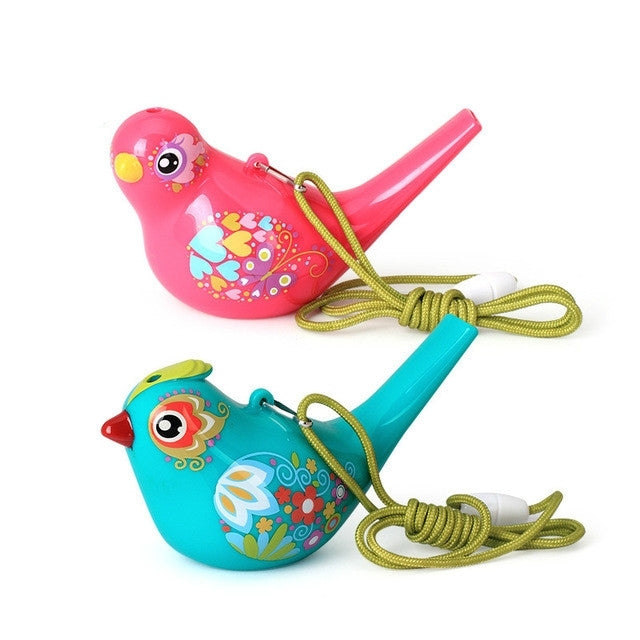 Painted Waterfowl Toy Whistle Children Wind Instrument, Random Color and Style Delivery