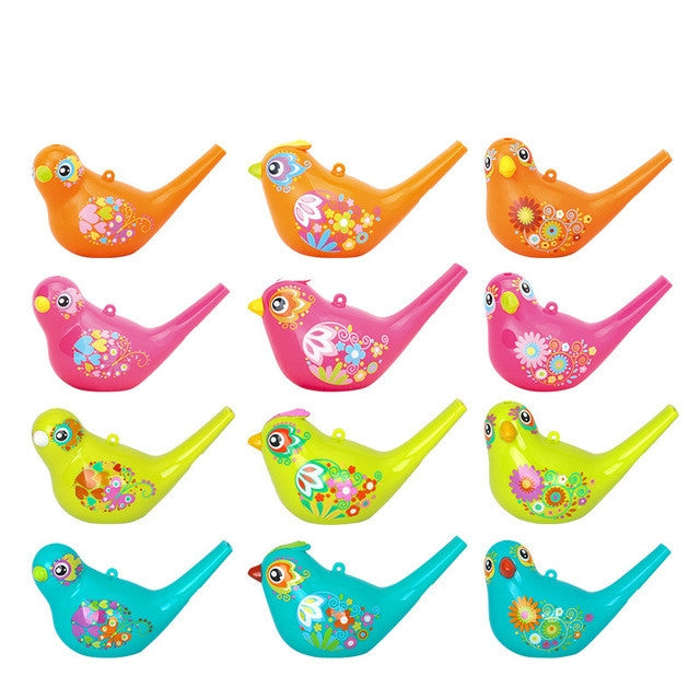 Painted Waterfowl Toy Whistle Children Wind Instrument, Random Color and Style Delivery