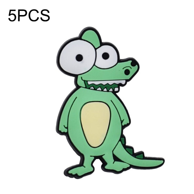 5 PCS Cartoon Animals Acrylic Material Refrigerator Magnet(Crocodile)