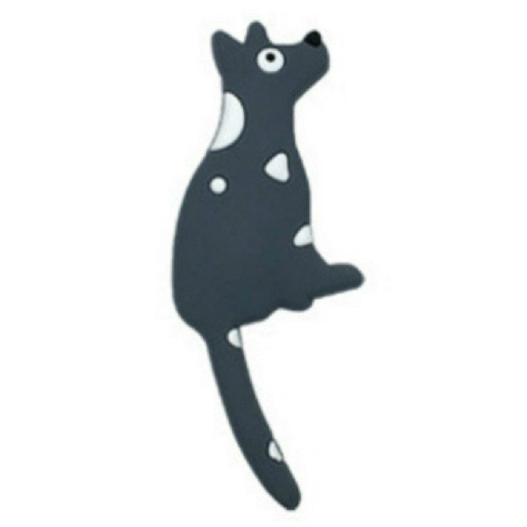 Cartoon Cute Dog Tail Refrigerator Magnet Sticker Refrigerator Decoration Small Objects(Grey)