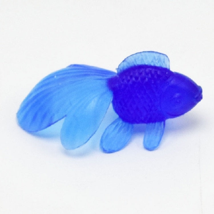 10 PCS Soft Rubber Gold Fish Baby Bath Toys Plastic Simulation Small Goldfish Kids Swimming Beach Toys(Random Color Delivery)