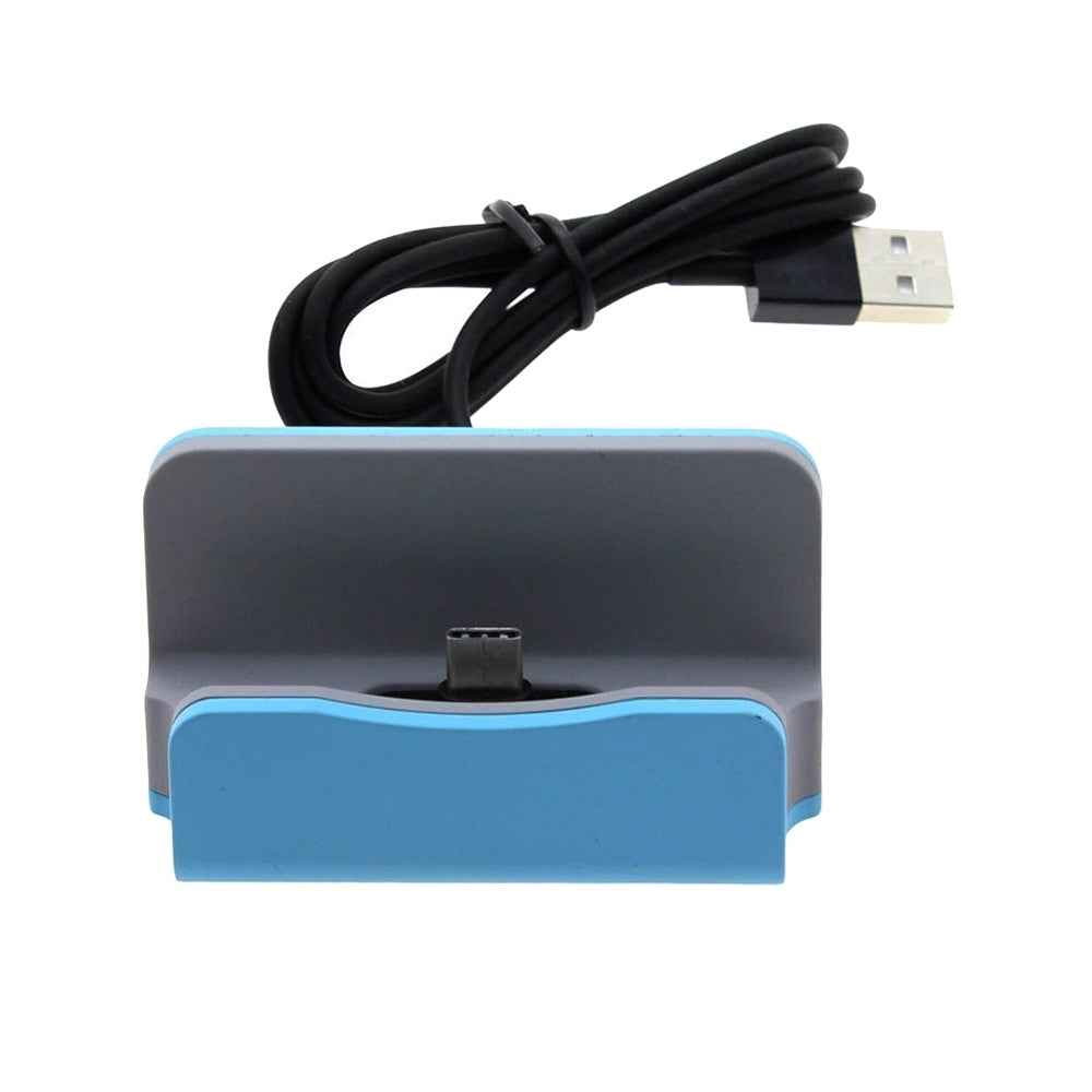 Uniqbuy For USB-C / Type-C 3.1 Sync Data / Charging Dock Charger(Blue)