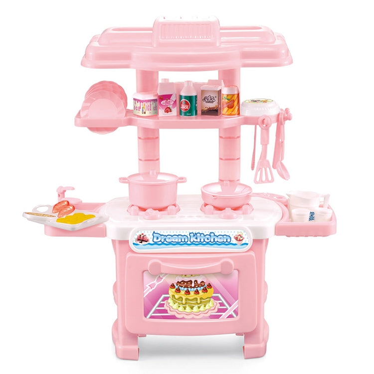 Family Role Playing Toy Simulation Kitchen Supplies Tableware Table, Set, Random Color Delivery