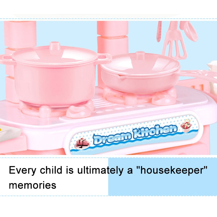 Family Role Playing Toy Simulation Kitchen Supplies Tableware Table, Set, Random Color Delivery