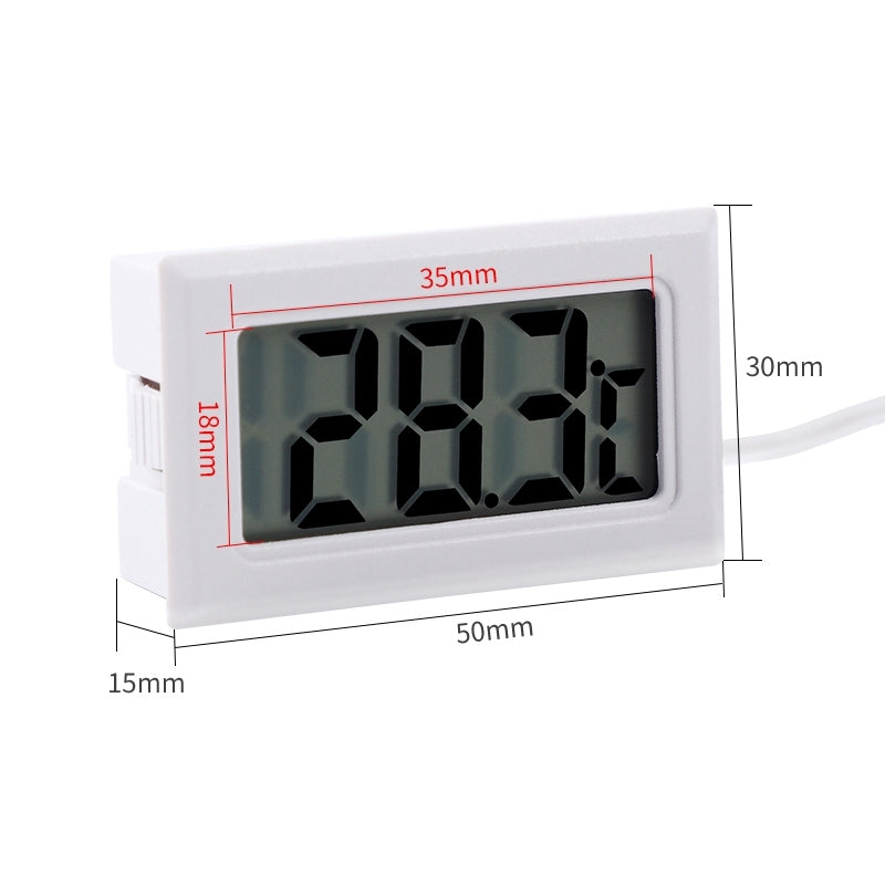Mini LCD Indoor Digital Thermometer (Celsius Display) (Black)