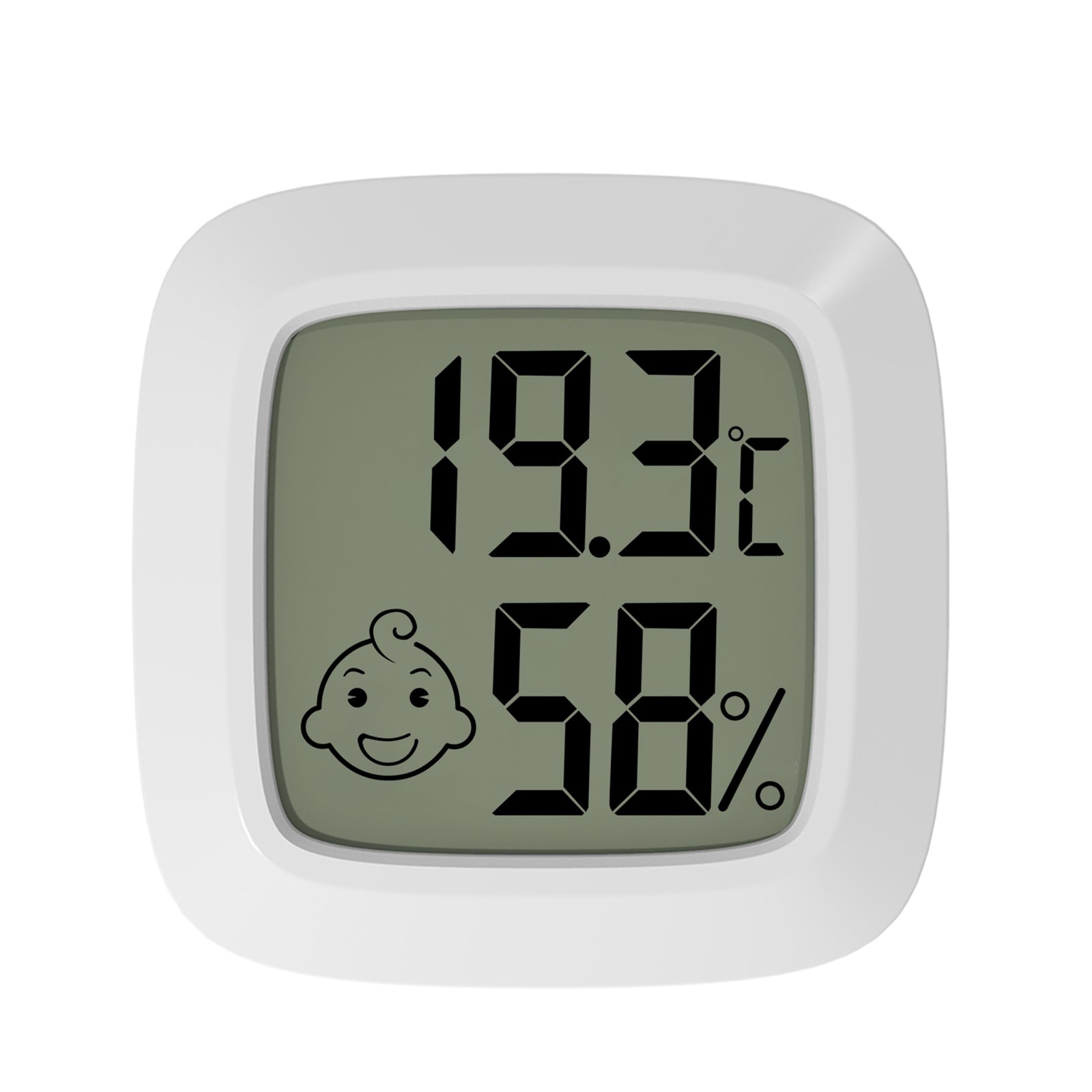 YS28 Temperature And Humidity Measuring Baby Room Temperature Meter (White)