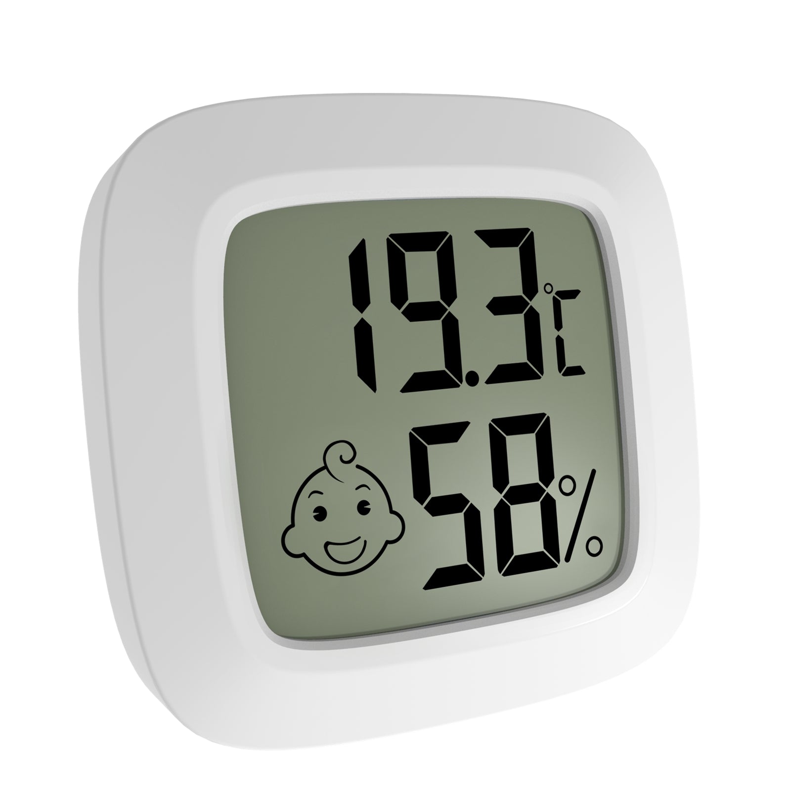YS28 Temperature And Humidity Measuring Baby Room Temperature Meter (White)