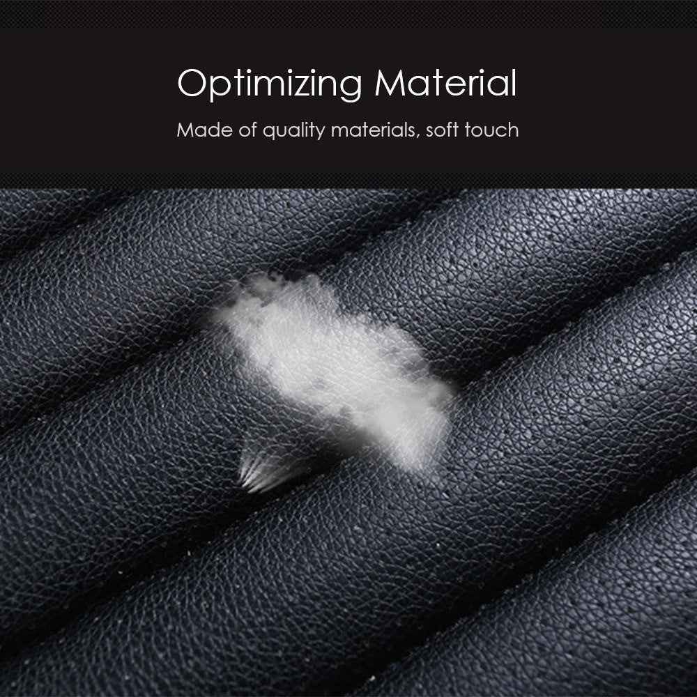 Car Seat Pad Cover Breathable Comfort Car Front Driver/Passenger Seat Cushion - Black