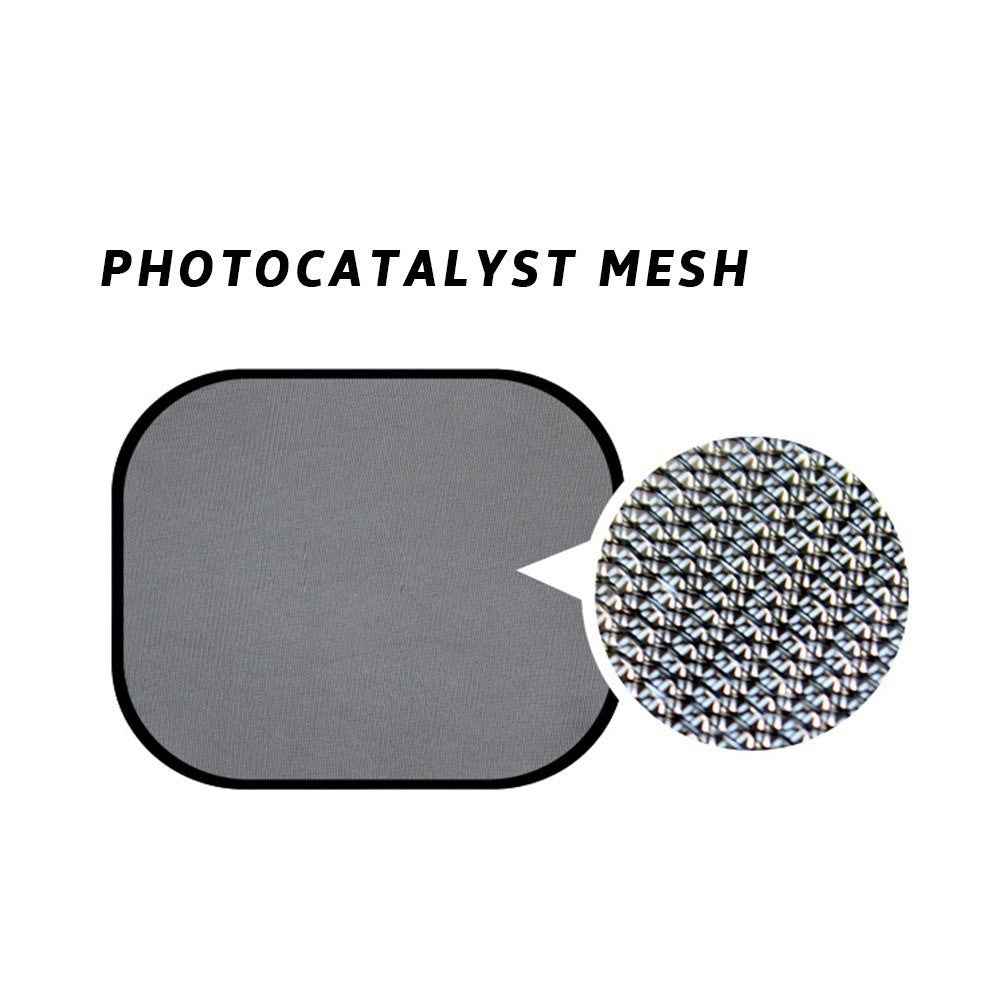 Photocatalyst Mesh Sun Visor Window Screen Sunshade for Car - Size: 17.3x14.1inch