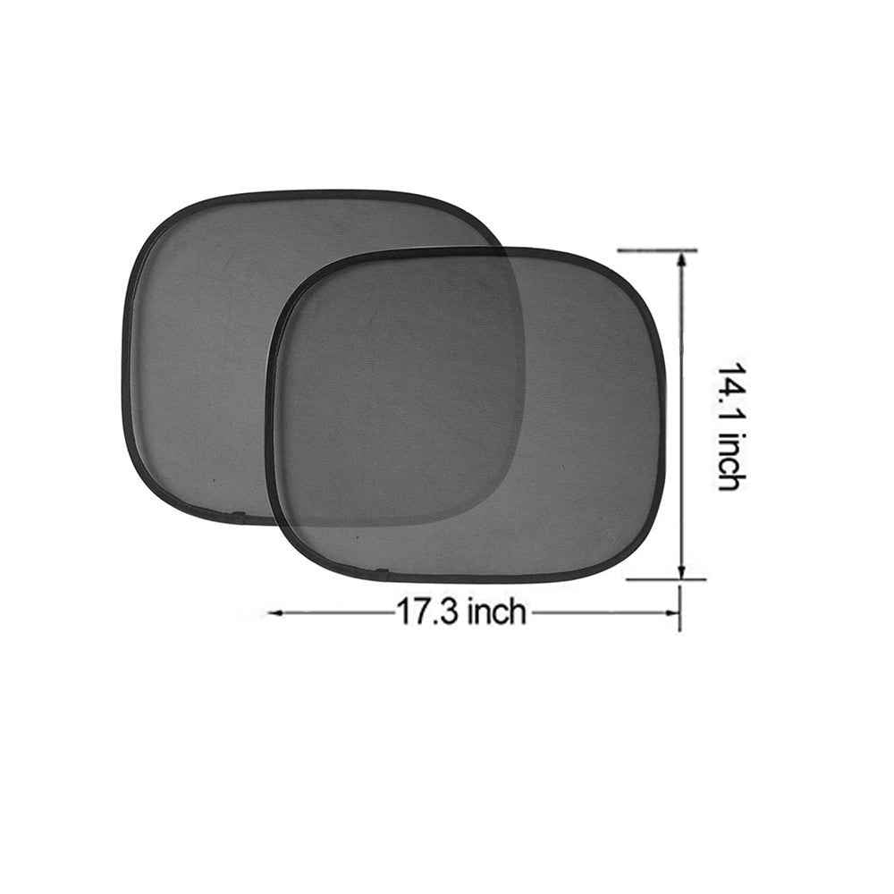 Photocatalyst Mesh Sun Visor Window Screen Sunshade for Car - Size: 17.3x14.1inch