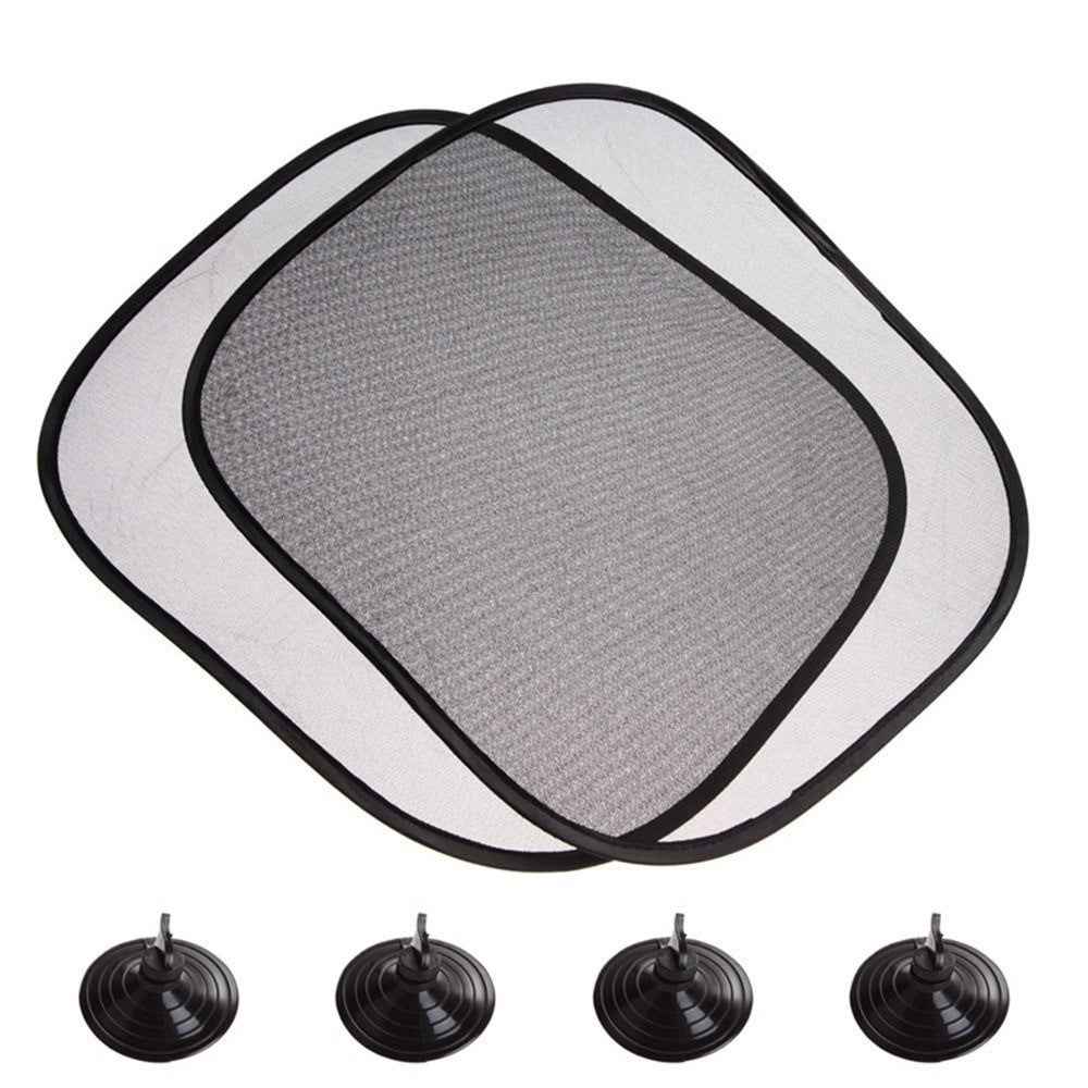 Photocatalyst Mesh Sun Visor Window Screen Sunshade for Car - Size: 17.3x14.1inch