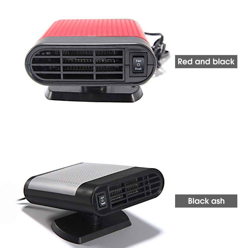 12V 150W 2-in-1 Auto Car Heater Cooling Fan Defroster Defrost Windscreen Window Demister - Black Ash/(Ordinary)