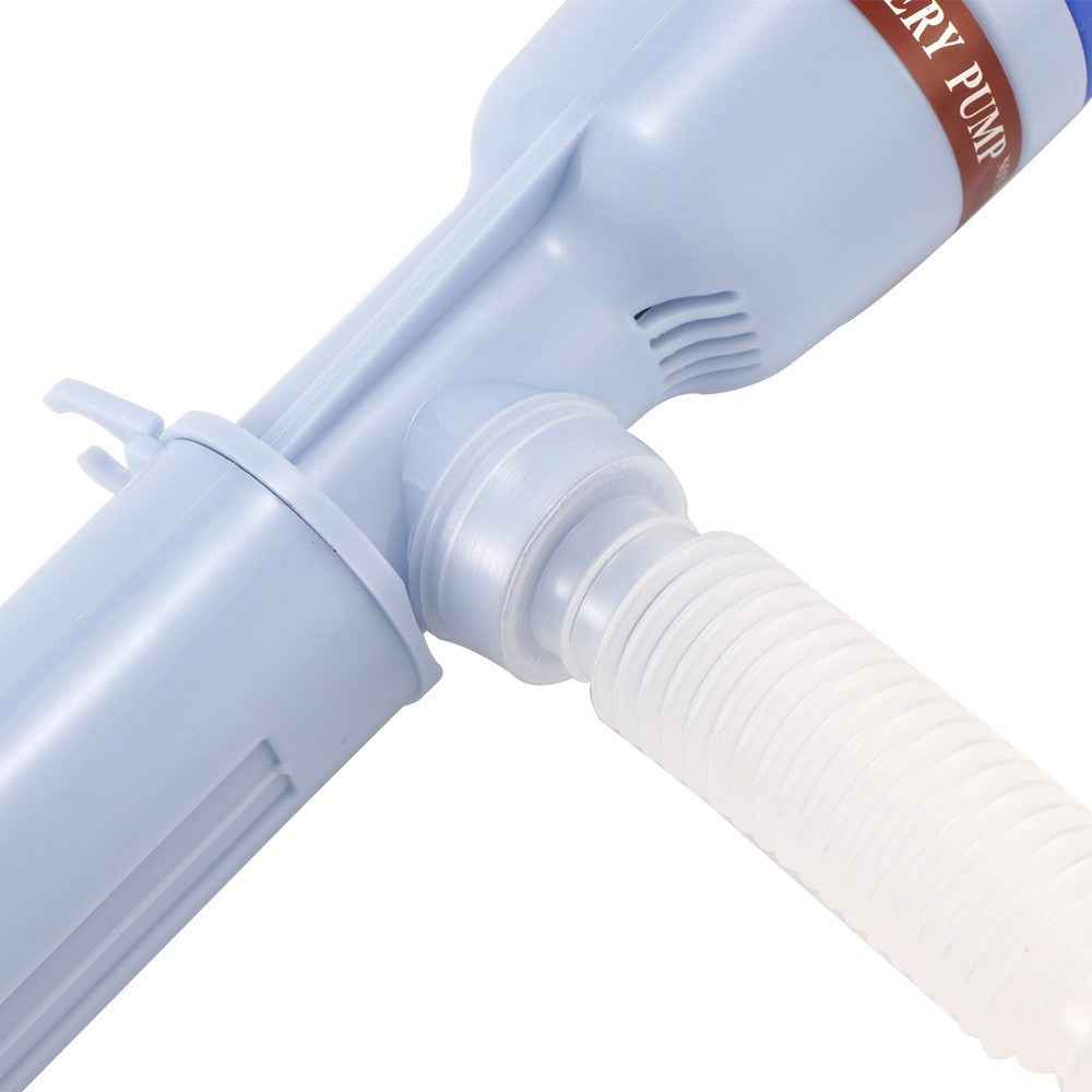 Outdoor Electric Oil Pump Fuel Water Pump Transfer Suction Pumps Liquid Transfer - Red