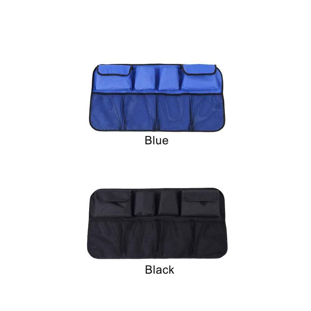 Auto Car Organizer Trunk Back Seat Universal Storage Bag Mesh Net Pocket - Black