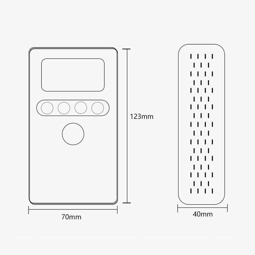Mini Portable Car Air Compressor Tire Inflator 150PSI Rechargeable Cordless Auto Air Pump with Digital Display LED Light