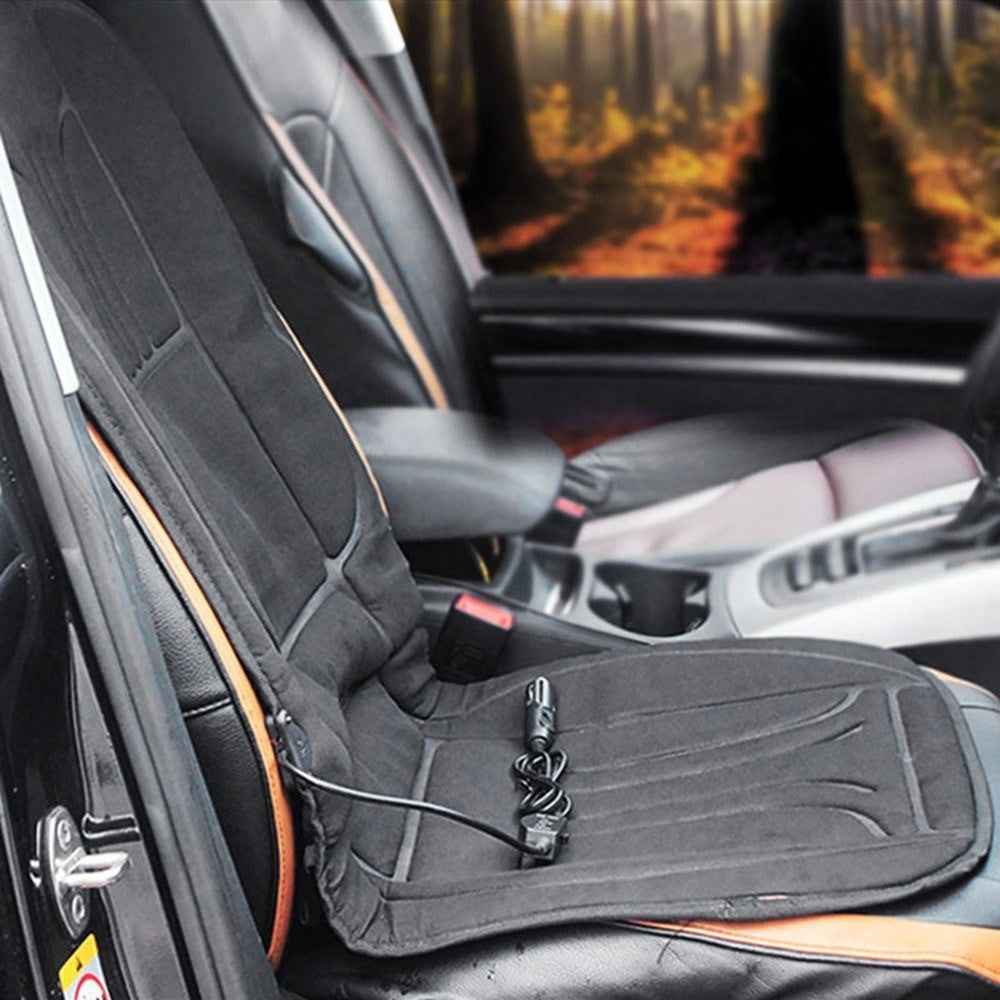 Car Van Auto Heated Padded Pad Non-slip Hot Seat Cushion Cover Warmer 12V