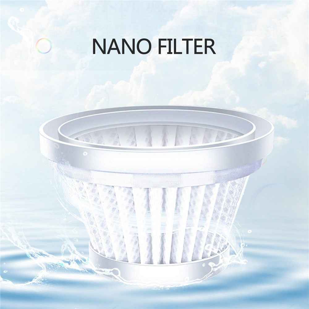 Mini Vacuum Cleaner Portable Strong Suction Wet Dry Cleaner for Cleaning Home Office Car - Wireless/Blue