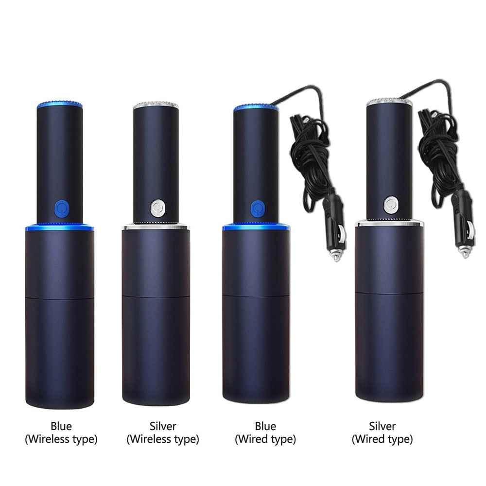 Mini Vacuum Cleaner Portable Strong Suction Wet Dry Cleaner for Cleaning Home Office Car - Wired/Blue