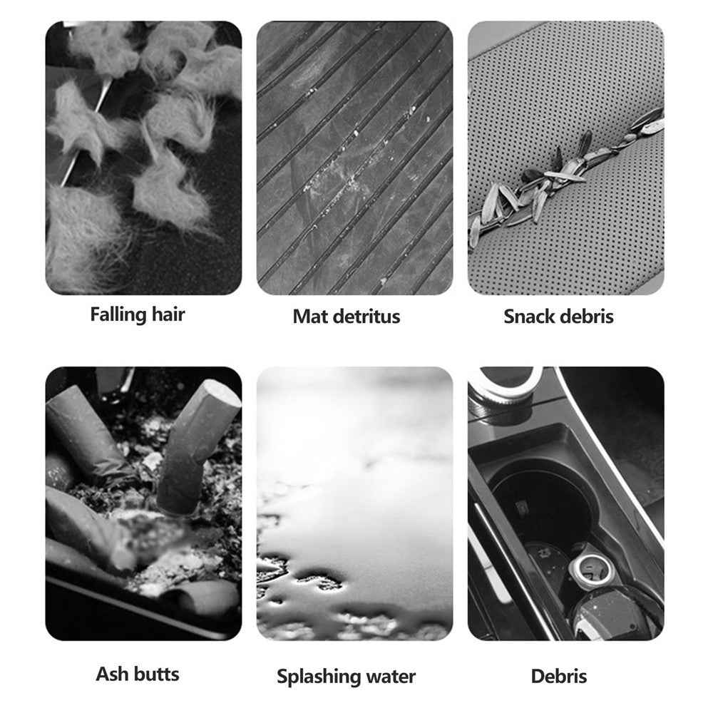 Mini Vacuum Cleaner Portable Strong Suction Wet Dry Cleaner for Cleaning Home Office Car - Wired/Silver