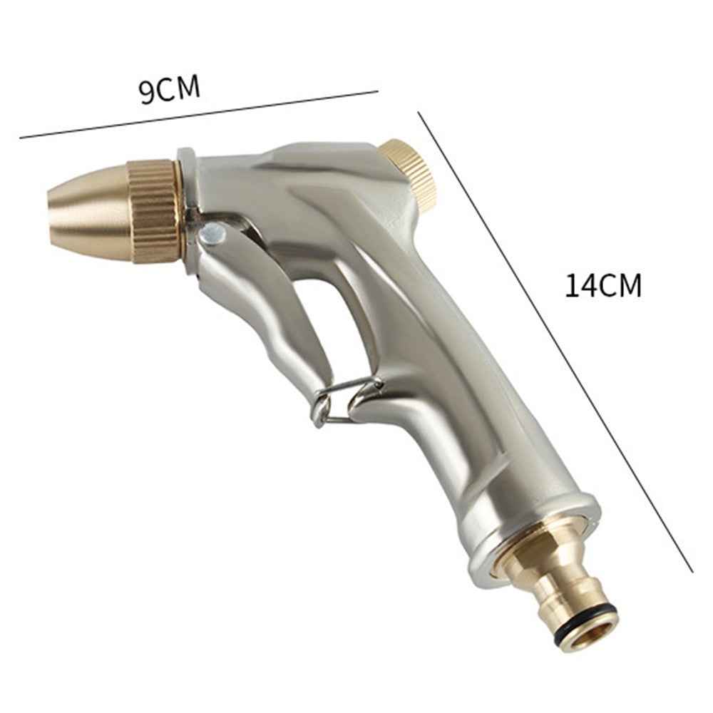 High Pressure Car Washing Water Sprayer Cleaning Tool Garden Hose Nozzle Water Spray - Short Style/9x14cm