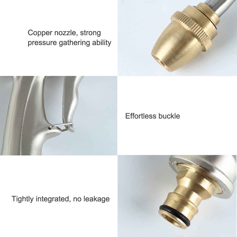 High Pressure Car Washing Water Sprayer Cleaning Tool Garden Hose Nozzle Water Spray - Short Style/9x14cm