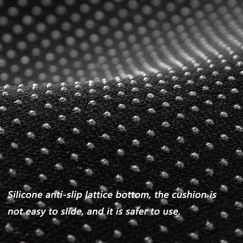 Car Ventilated Cushion Summer Seat Cooler Automotive USB Cooling Seat Cover with 5 Fans 3 Adjustable Wind Speed - Black