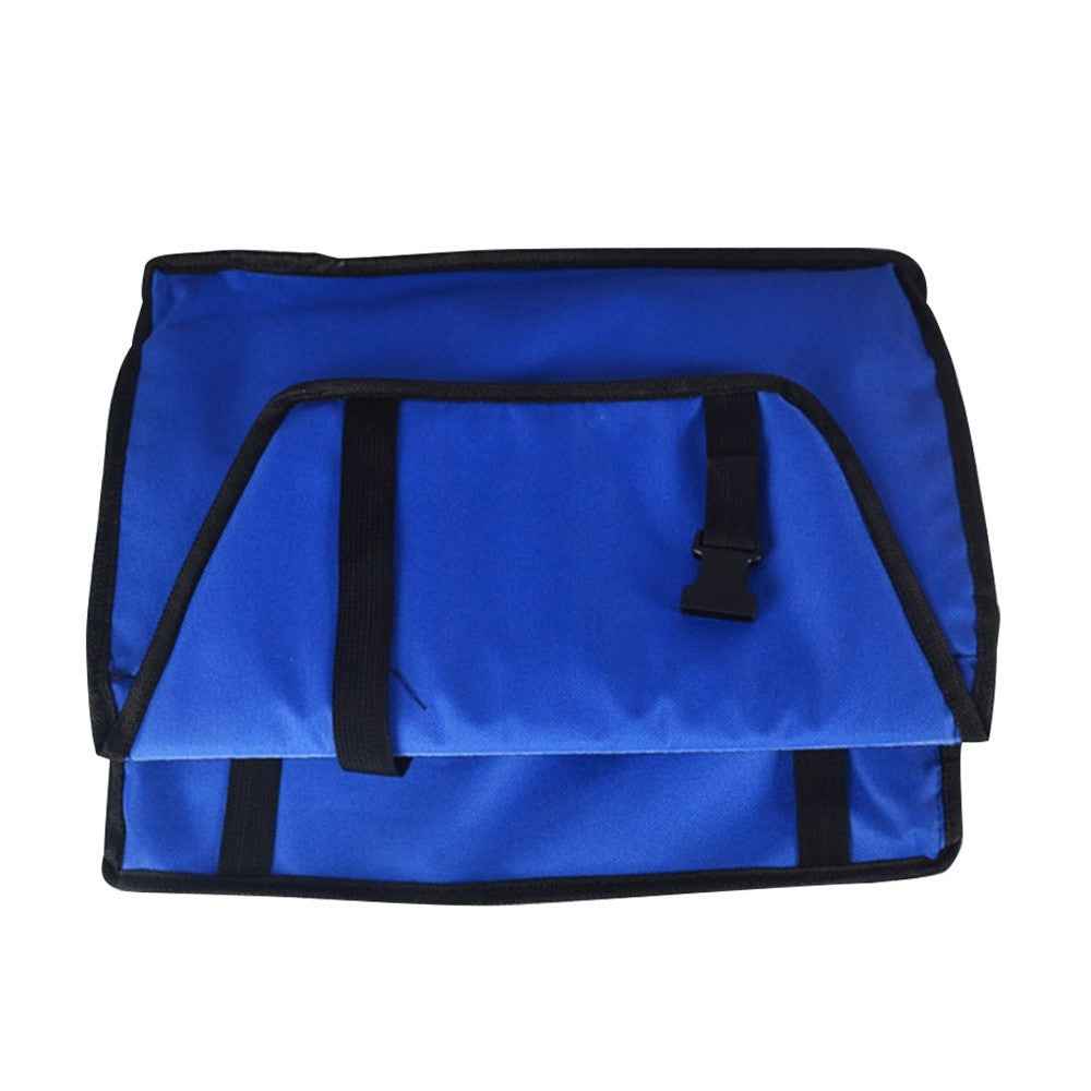 Folding Pet Dog Cat Car Seat Safe Travel Carrier Vehicle Seat Kennel Puppy Cage Bag - Blue