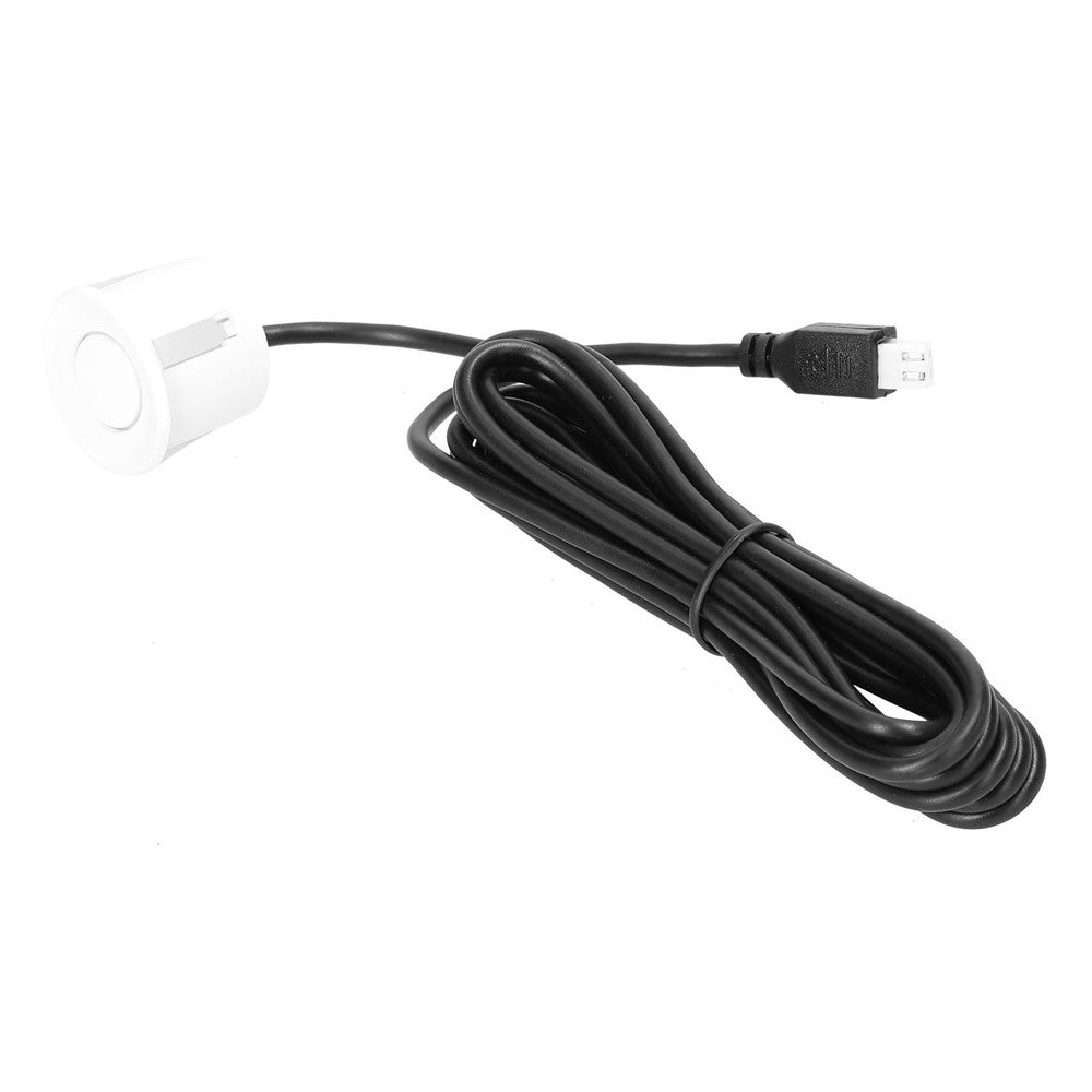 Car Parking Sensor Warning Buzzer Rear Reversing Radars System with 4 Parking Sensors Distance Detection LED Distance Display - White