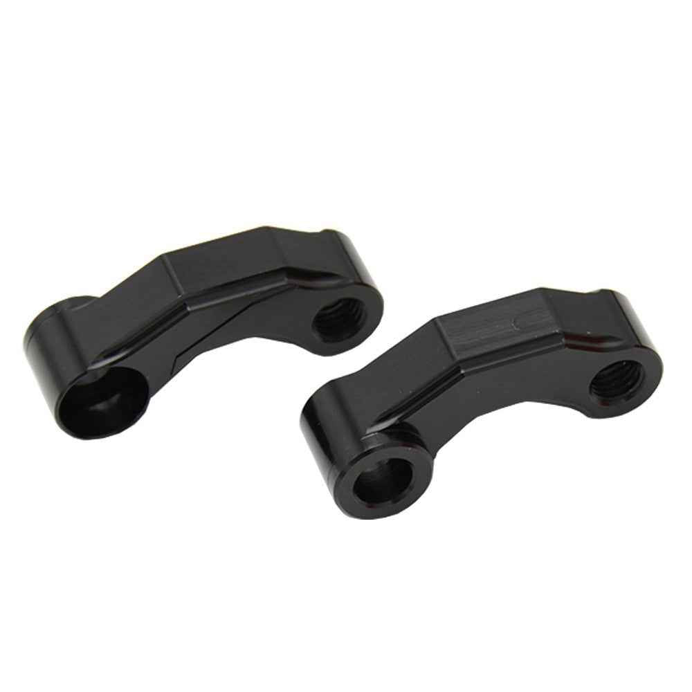 2Pcs Mirror Mount Risers 10mm Motorcycle Mirror Riser Extender Adapter Kit Riser Mount Extender