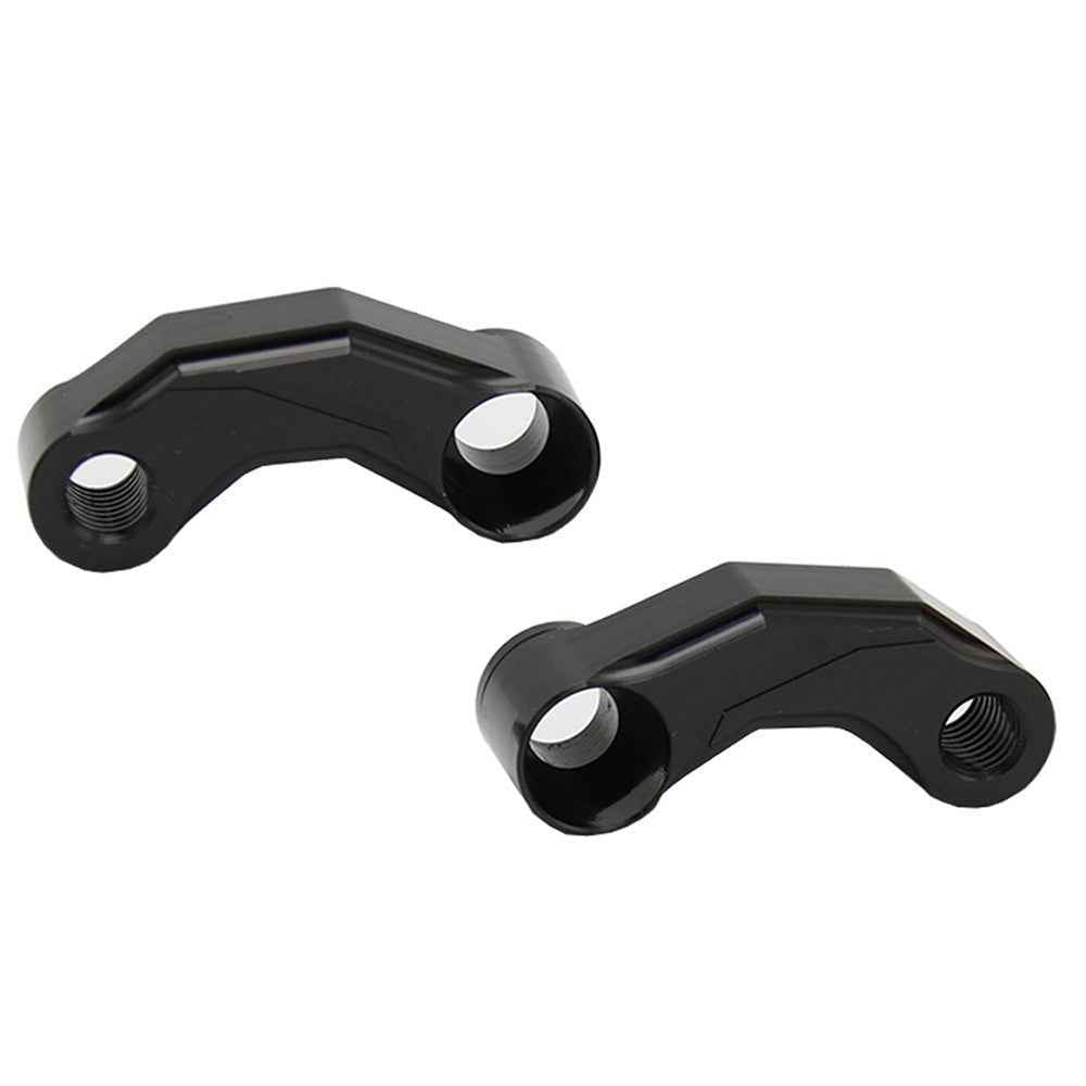 2Pcs Mirror Mount Risers 10mm Motorcycle Mirror Riser Extender Adapter Kit Riser Mount Extender