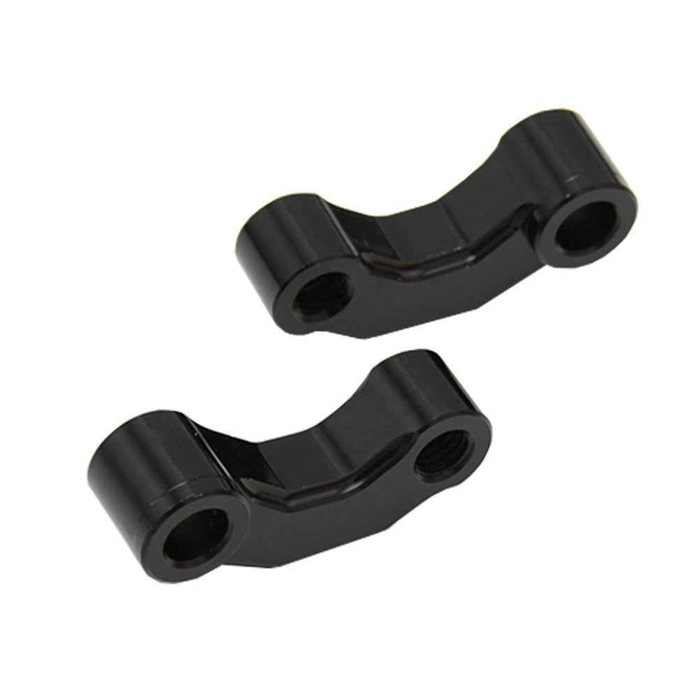 2Pcs Mirror Mount Risers 10mm Motorcycle Mirror Riser Extender Adapter Kit Riser Mount Extender