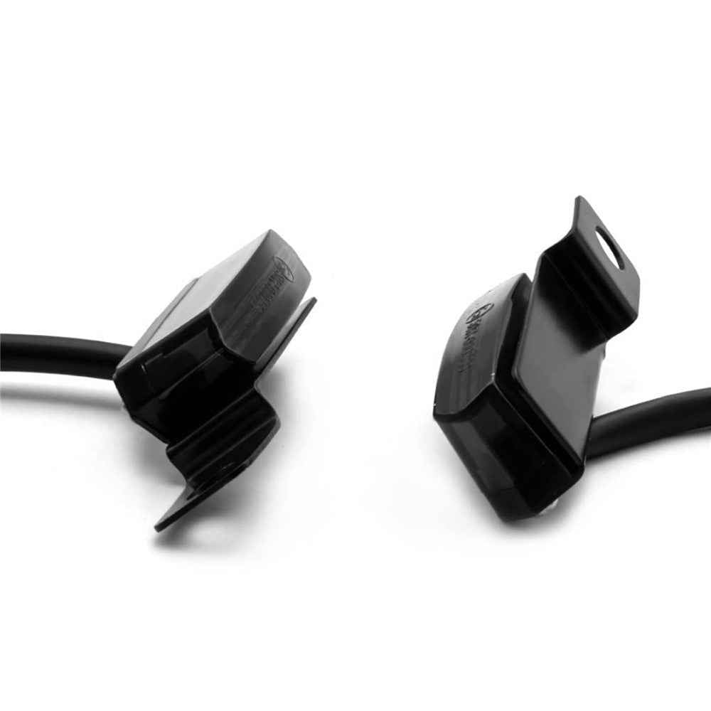 2Pcs Flowing Handlebar LED Turn Signals Mini Motorcycle Blinkers Brake Clutch Marker Light Front Running Light