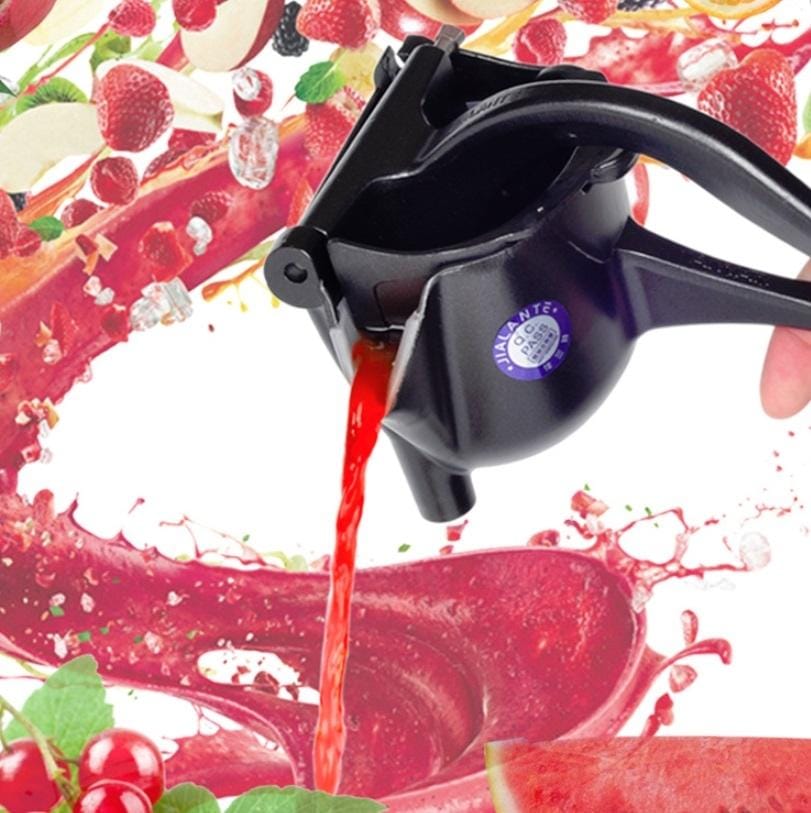 Aluminum Detachable Manual Juicer Lemon Watermelon Orange Fruit Juicer, Colour: Rose Red