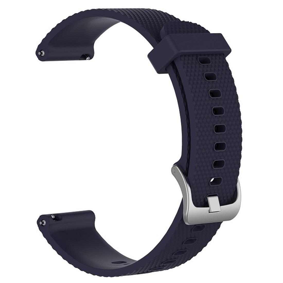 Smart Watch Silicone Wrist Strap Watchband for POLAR Vantage M 22mm (Dark Blue)