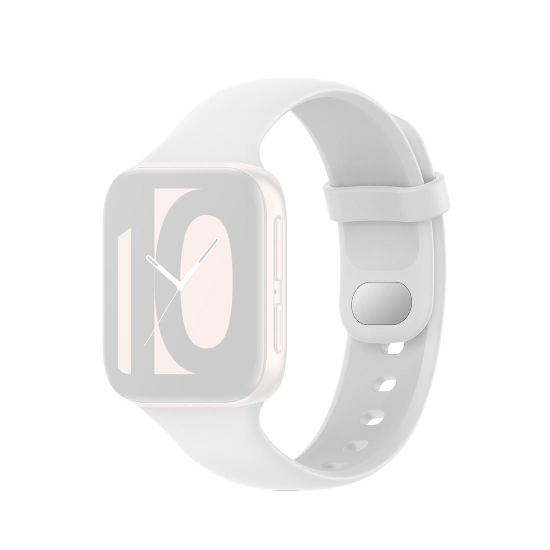 Replace Silicone Strap, Size:For OPPO Watch 41mm (White)